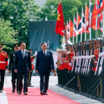 Sáng 28/5/2026, Lễ đón chính thức Tổng Bí thư, Chủ tịch nước Tô Lâm và Phu nhân cùng Đoàn đại biểu cấp cao Việt Nam đã được tổ chức trọng thể tại Tòa nhà Chính phủ Thái Lan ở Thủ đô Bangkok.