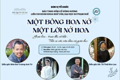 "MỘT BÔNG HOA NỞ - MỘT LỜI NỞ HOA" - Một sự kiện gắn thơ ca với văn hóa và giáo dục.