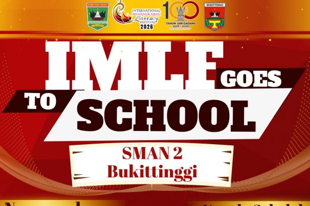Poster của sự kiện "IMLF Goes to School" (Văn chương quốc tế đến Trường)