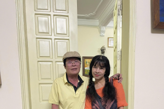 Nhà văn Hữu Ước và nhà văn Khánh Phương