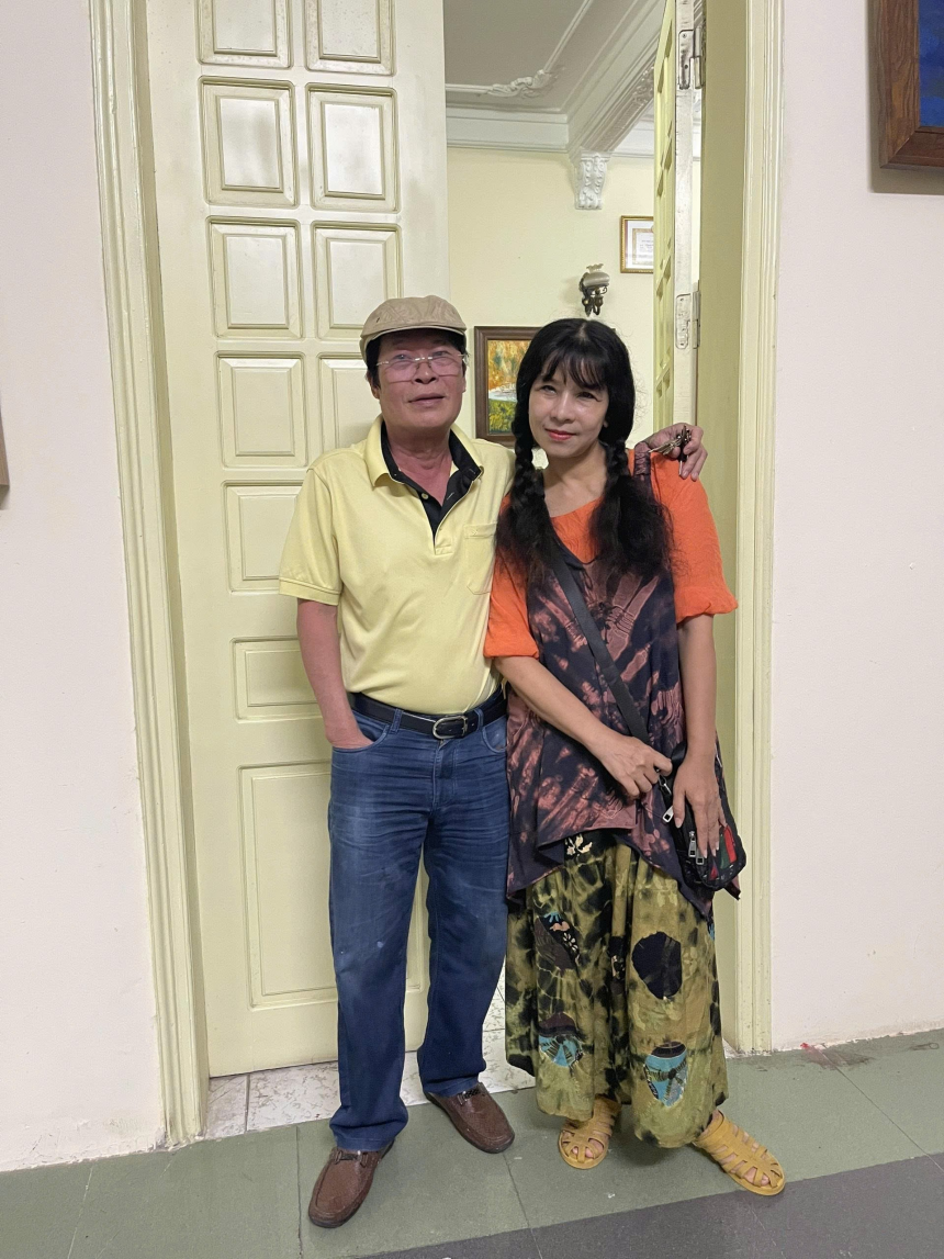 Nhà văn Hữu Ước và nhà văn Khánh Phương