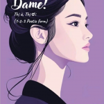 Bìa tập thơ song ngữ Anh – Việt “Thị à Thị ơi” (tên tiếng Anh: “Dame, Oh Dame!”) của nữ nhà thơ Phạm Thị Hồng Thu