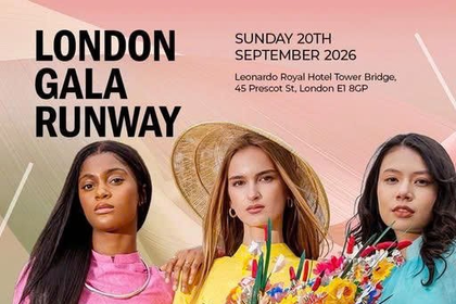 Poster Áo Dài Fashion Week London 2026