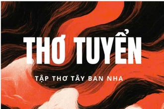 Bìa tập sách “Thơ tuyển” (Tập thơ Tây Ban Nha) của nhà thơ nổi tiếng Francisco Muñoz Soler.