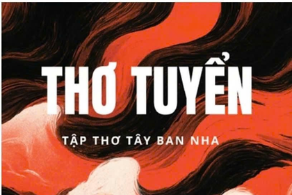 Bìa tập sách “Thơ tuyển” (Tập thơ Tây Ban Nha) của nhà thơ nổi tiếng Francisco Muñoz Soler.